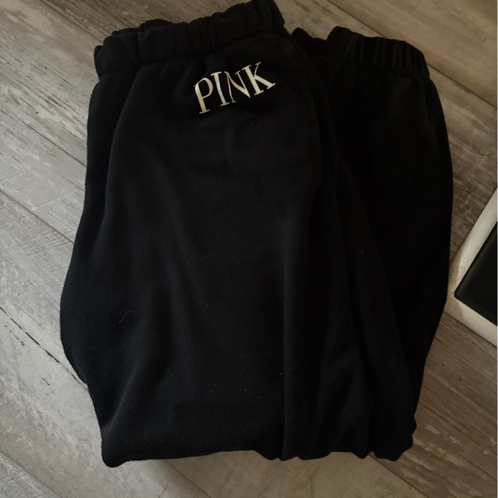 PINK Victoria's Secret Women’s Black Joggers